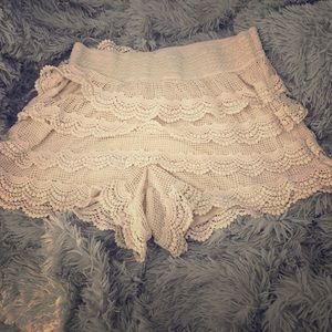 Knitted shorts